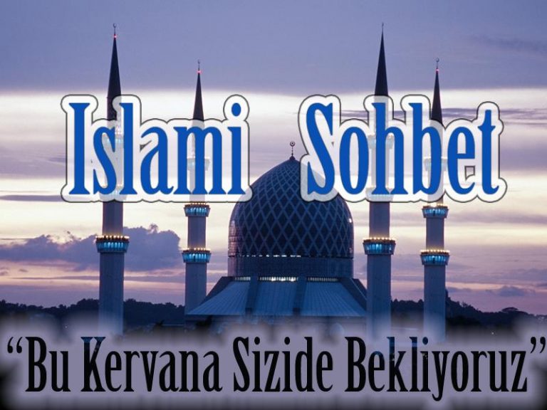 İslami Sohbet Odaları